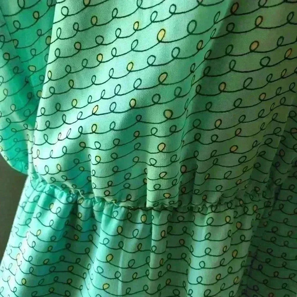 Forever 21 Light Teal? Mint? Sleeveless Front Tie Dress Women L - Picture 15 of 15